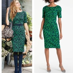 Boden Midi Green Floral Dress